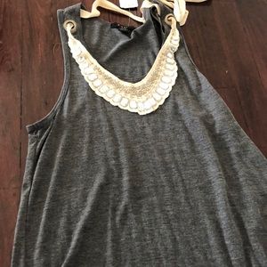 Forever 21 Jewel bib tank